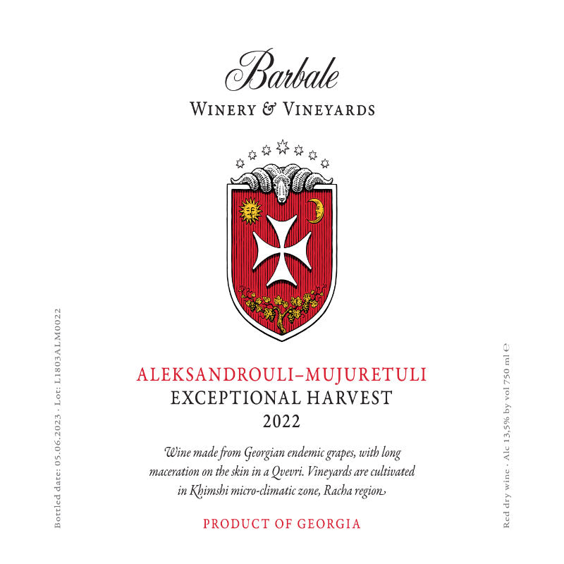 Barbale Alexandrouli Mujuretuli Exceptional Harvest