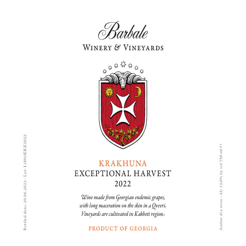 Barbale Krakhuna Exceptional Harvest